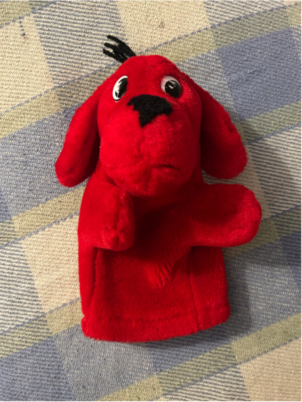 Vintage Clifford The Big Red Dog Hand Puppet Scholastic Kids R. Bridwell